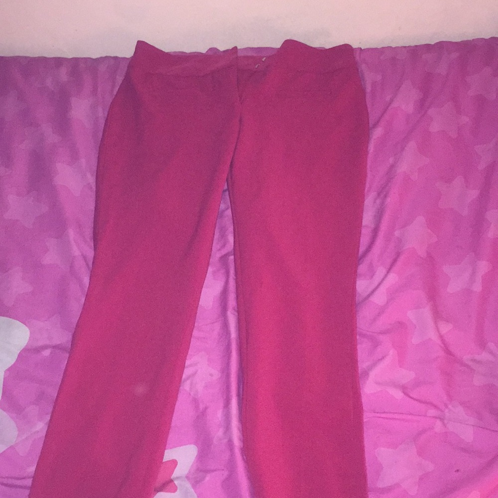 Red trousers